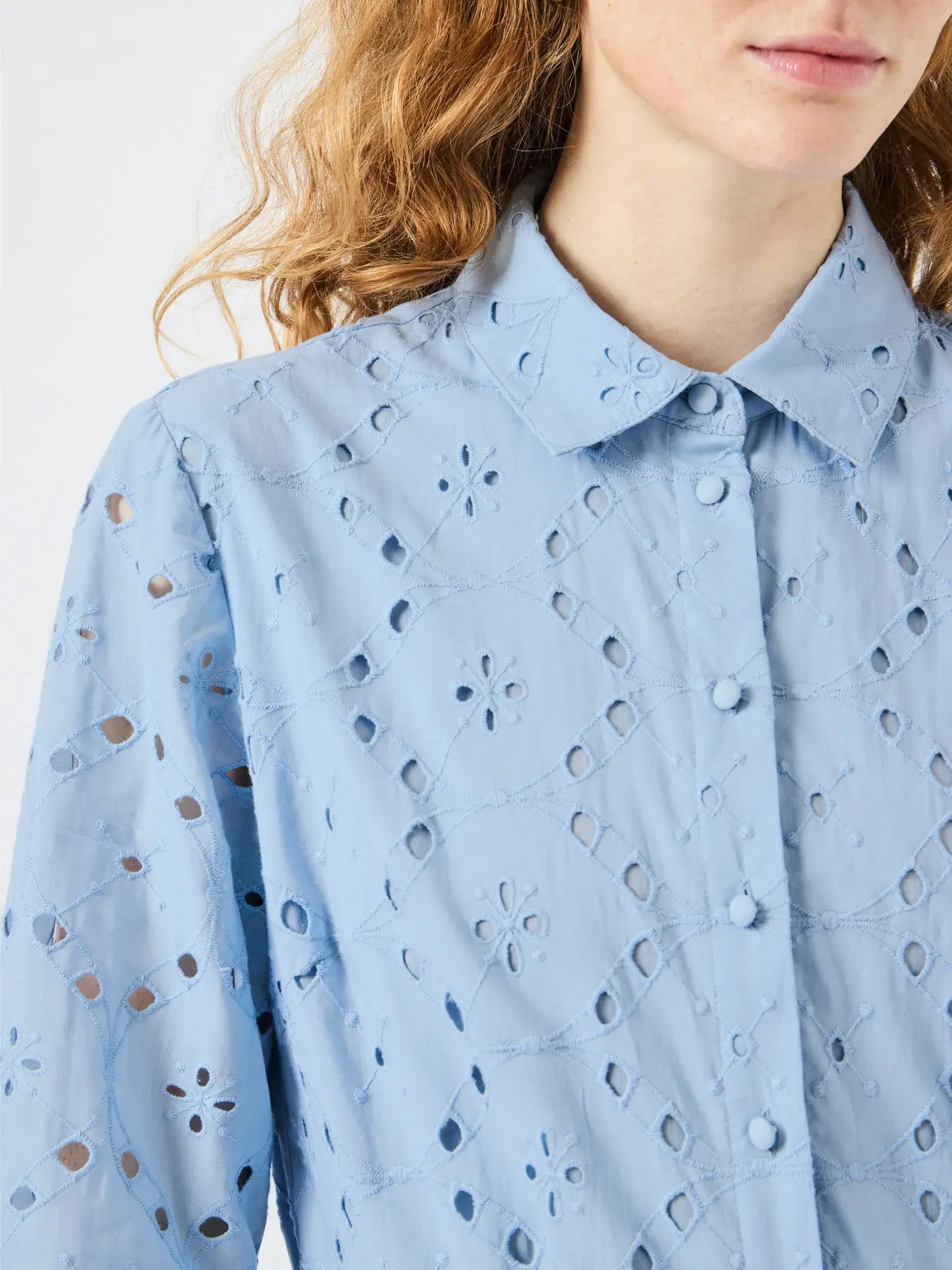 YasSavanno Shirt Dress Clear Sky