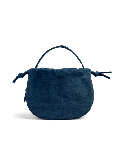 PcBalloon Bag Dark Blue Denim Silver