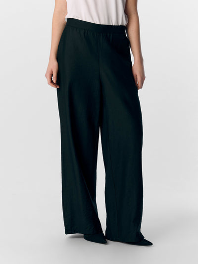 ObjYui Wide Trousers Black