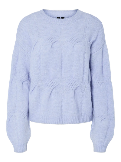 PcJenna O-Neck Knit Baby Lavender
