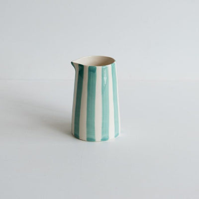 Mint Stripe Creamer