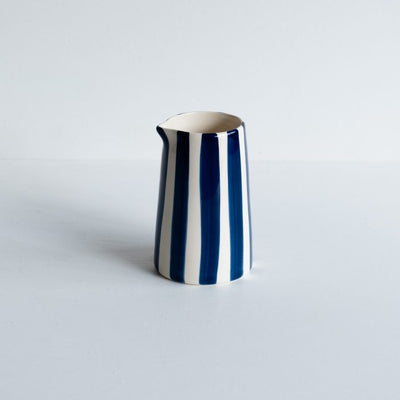 Blue Stripe Creamer