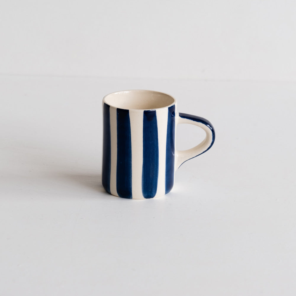 Espresso Mug Stripes Blue