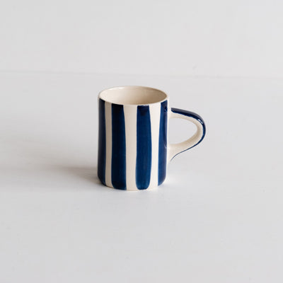 Espresso Mug Stripes Blue