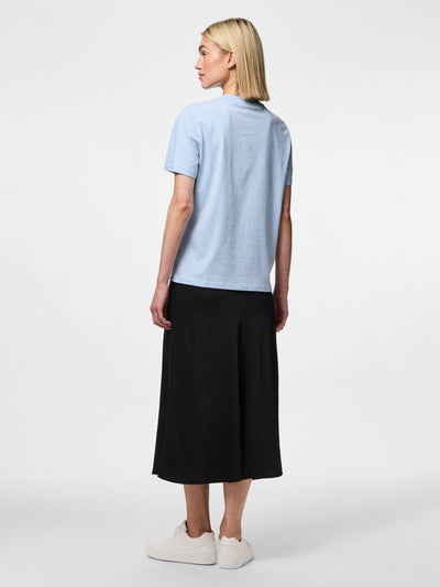 PcRia SS Solid Tee Cashmere Blue