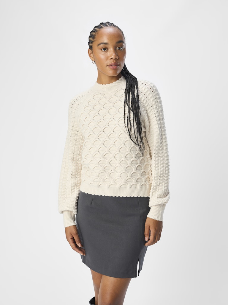 ObjSida Knit White Sand