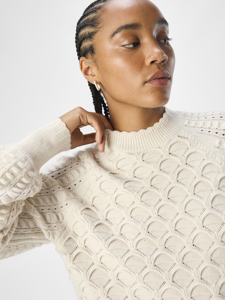 ObjSida Knit White Sand