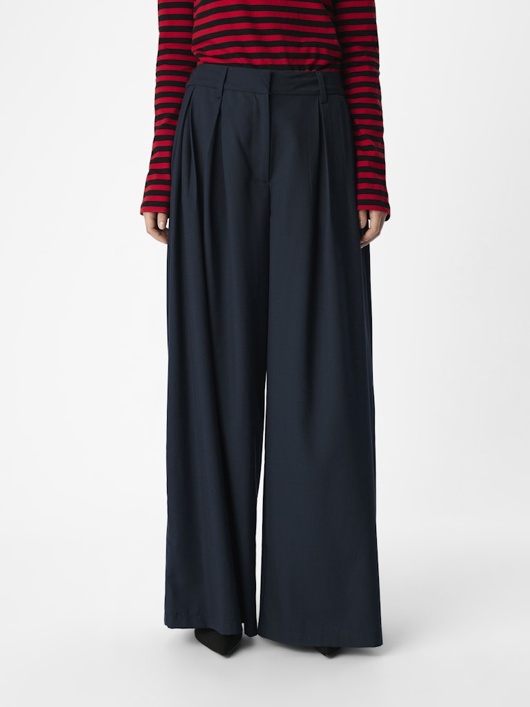 ObjRegan Wide Trousers Sky Captain