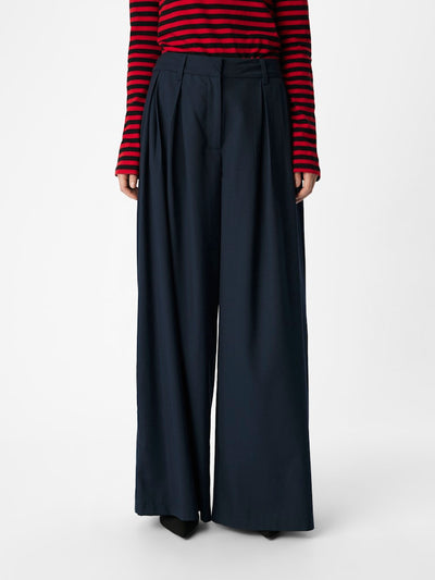 ObjRegan Wide Trousers Sky Captain