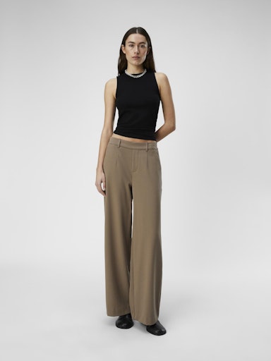 ObjLisa Wide Leg Trouser Fossil