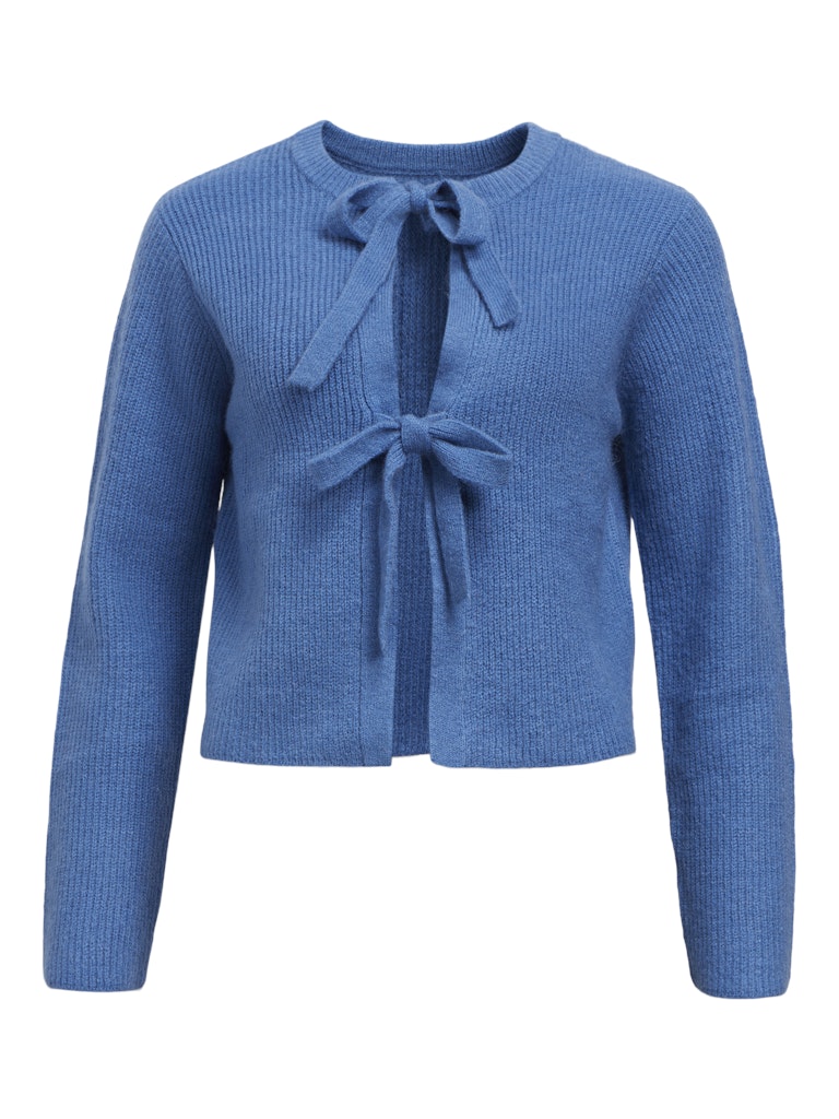 ObjParvi Knit Cardigan Riverside Blue