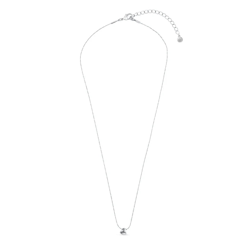 Mini Knot Fine Collar Necklace - Silver