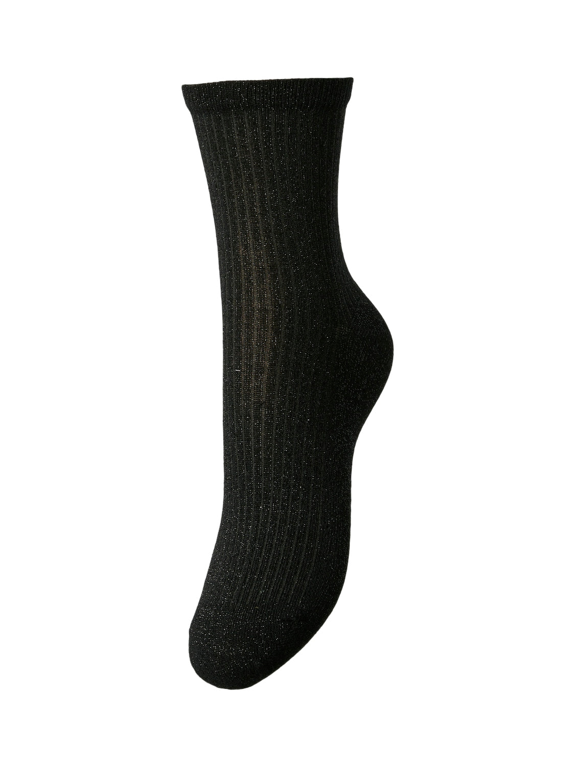 PcSebby Glitter Socks Black Stripes