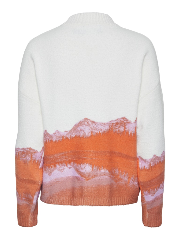 PcNebraska High Neck Knit Orange