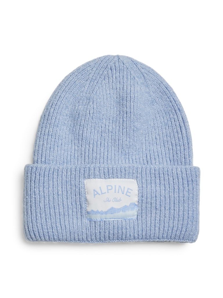 PcNebraska Knit Hat Soft Chambray