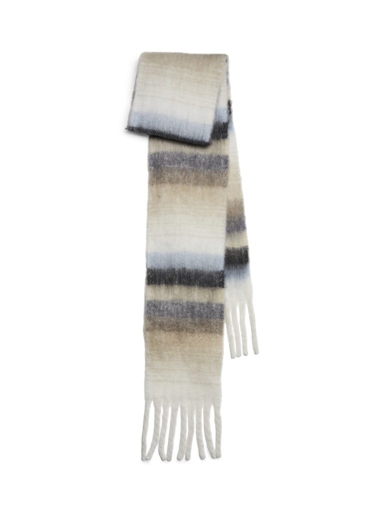 PcNella Long Scarf Blue Stripes