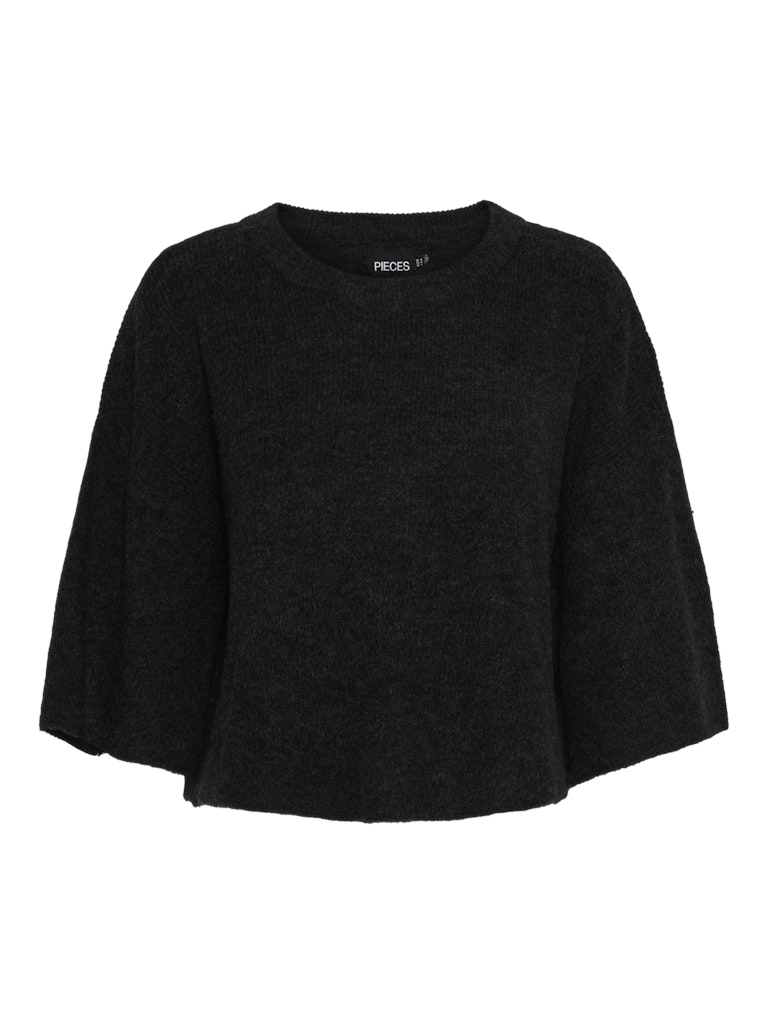 PcNiko Knit Top Dark Grey