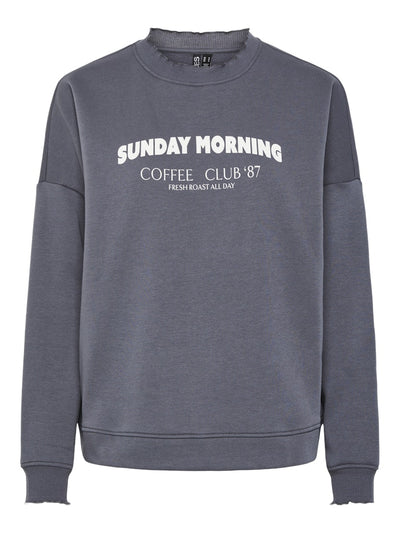 PcPapaya Sweatshirt Blue Sunday Morning