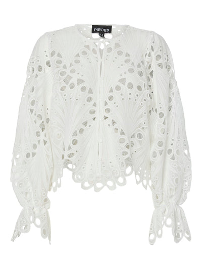 PcNykke Lace Top White