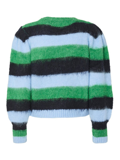 PcFicca Knit Fern Green Stripes