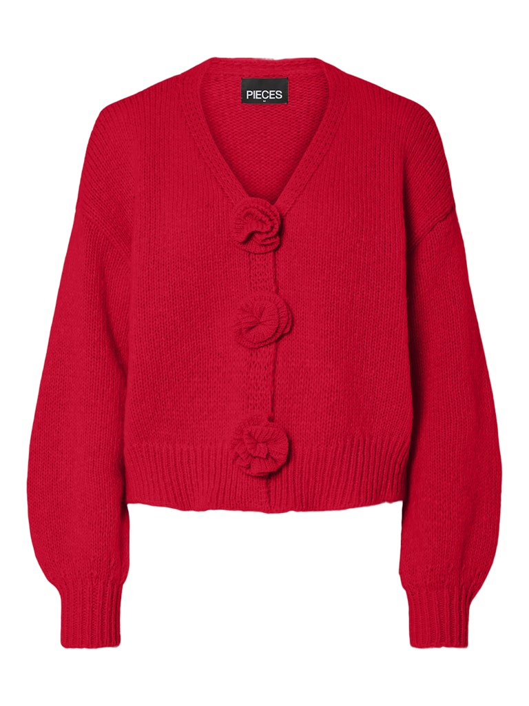 PcFatima Cardigan High Risk Red