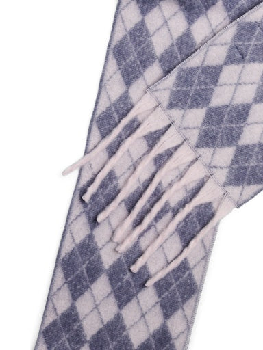 PcMaria Long Scarf Pink-A-Boo Check