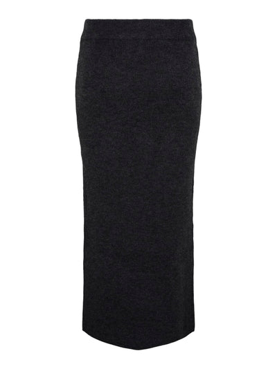 PcNiko Knit Skirt Dark Grey