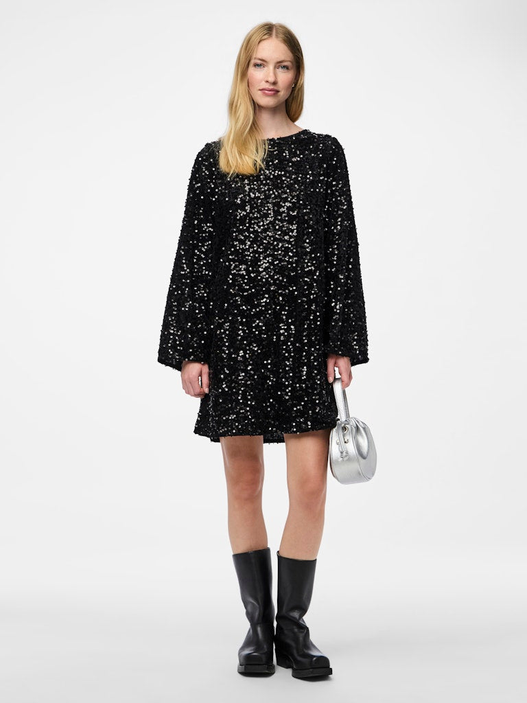 PcKam Black Sequin Dress