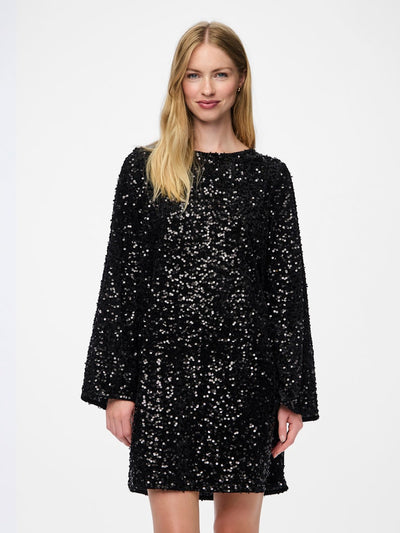 PcKam Black Sequin Dress