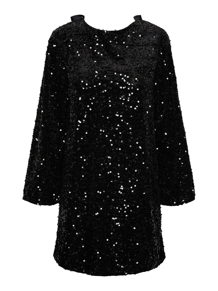 PcKam Black Sequin Dress