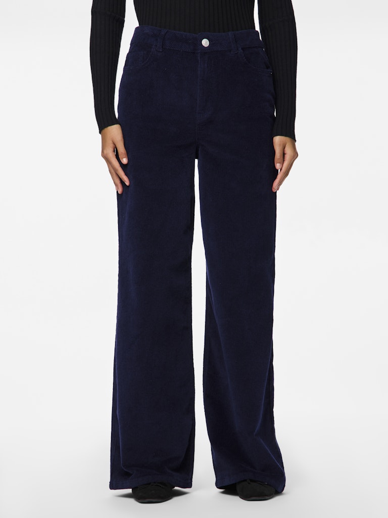 PcRillo Corduroy Trousers Blue