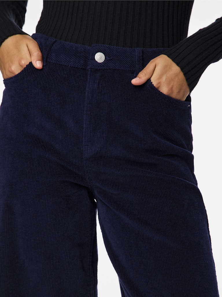 PcRillo Corduroy Trousers Blue