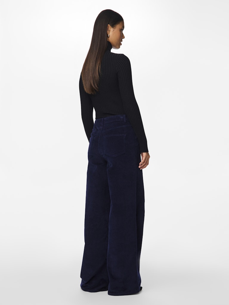 PcRillo Corduroy Trousers Blue