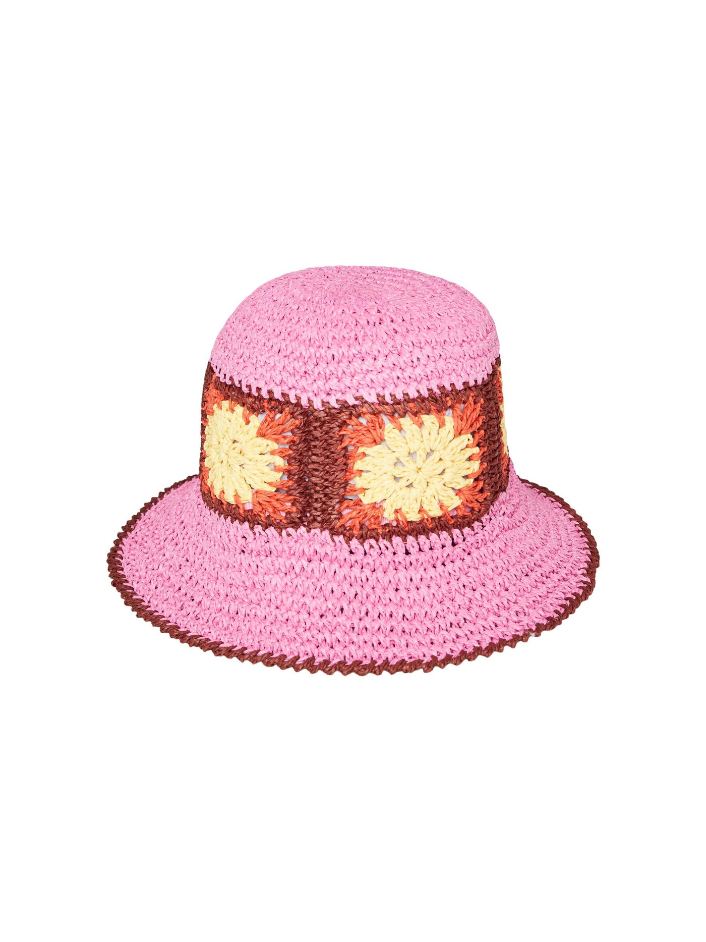 PcBalou Straw Hat Pink