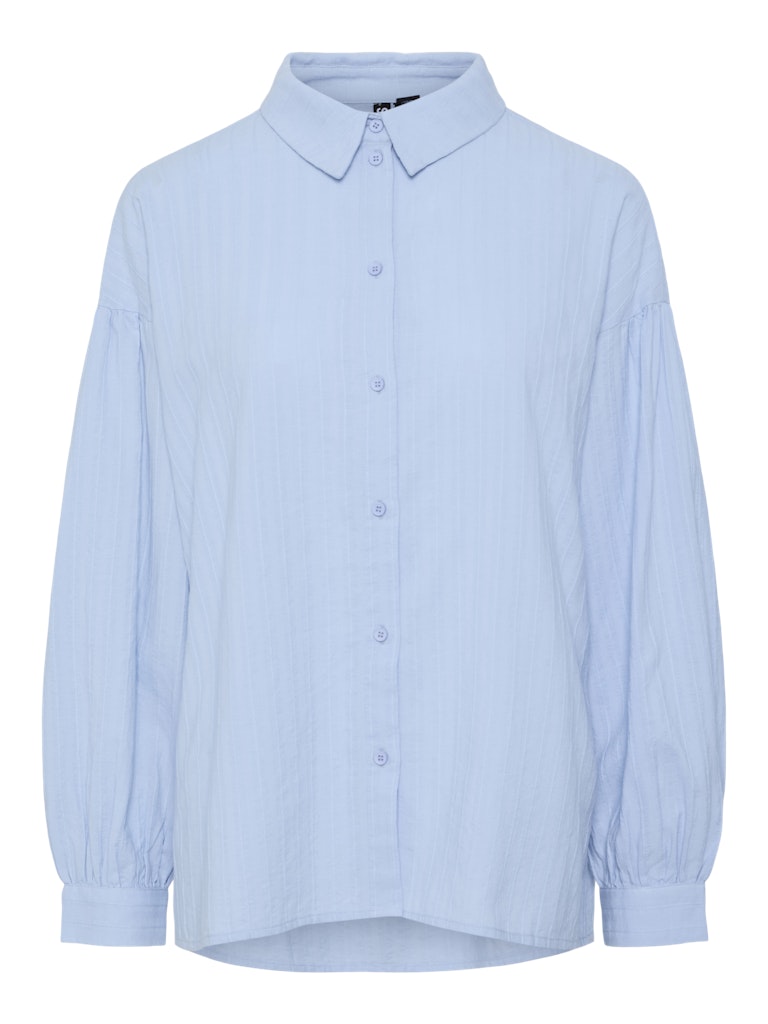 PcMuna Loose Shirt Cashmere Blue