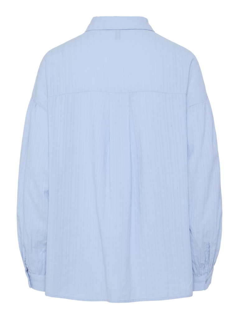PcMuna Loose Shirt Cashmere Blue