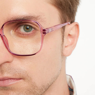 Pascal Blue Light Glasses Glossy Blush