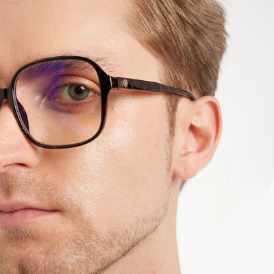 Pascal Blue Light Glasses Glossy Tortoise