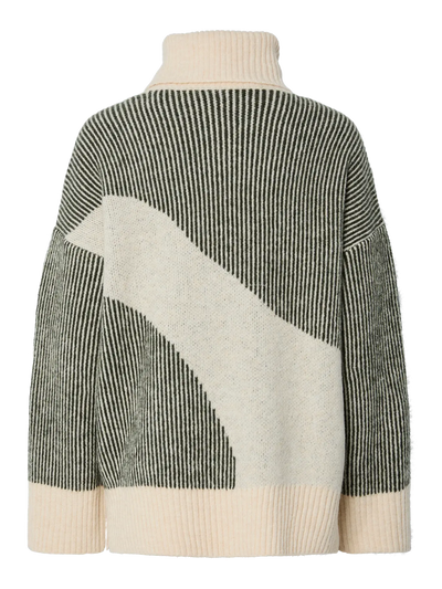 PcLinna Roll Neck Knit Darkest Spruce