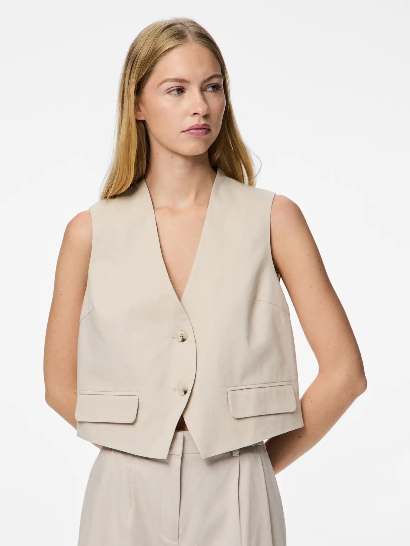 PcTiki Waist Coat Silver Gray
