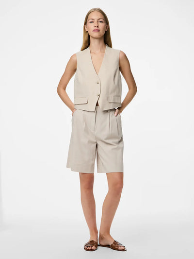 PcTiki Waist Coat Silver Gray