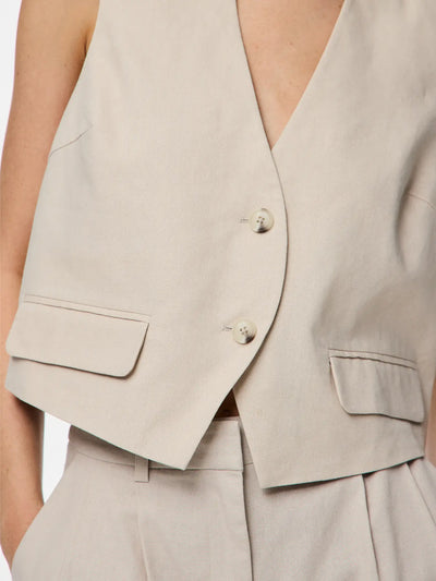 PcTiki Waist Coat Silver Gray