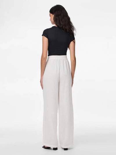 PcSastina Trousers Cloud Dancer