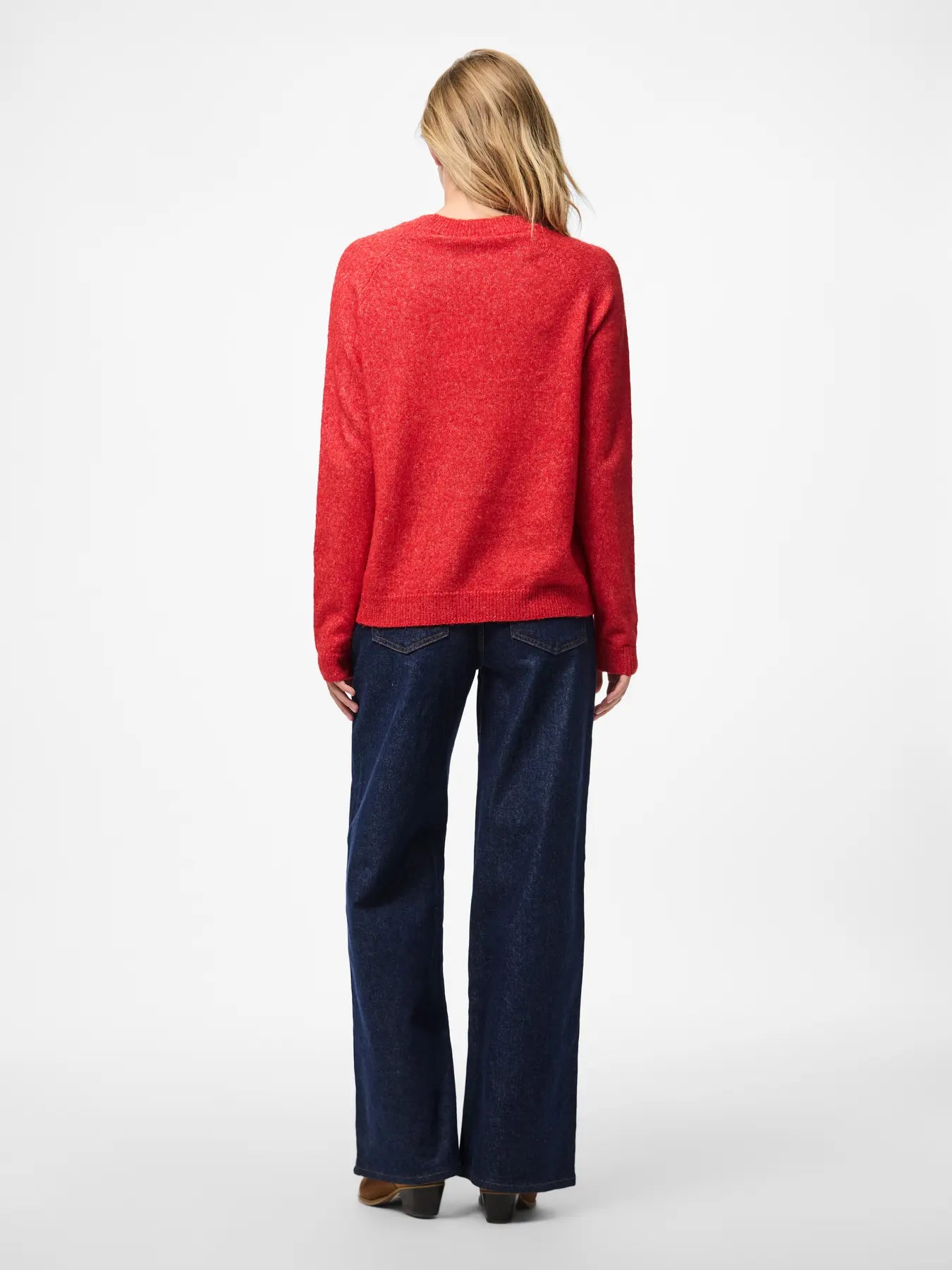 PcJuliana O-Neck Knit Goji Berry