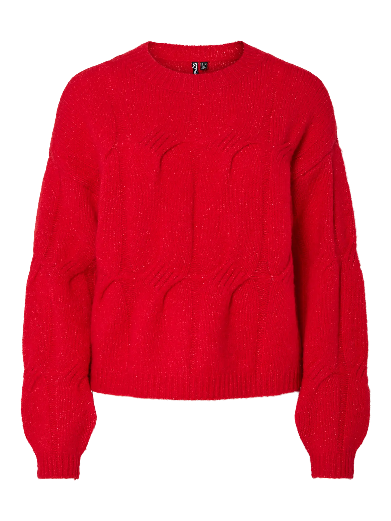 PcJenna O-Neck Knit Goji Berry
