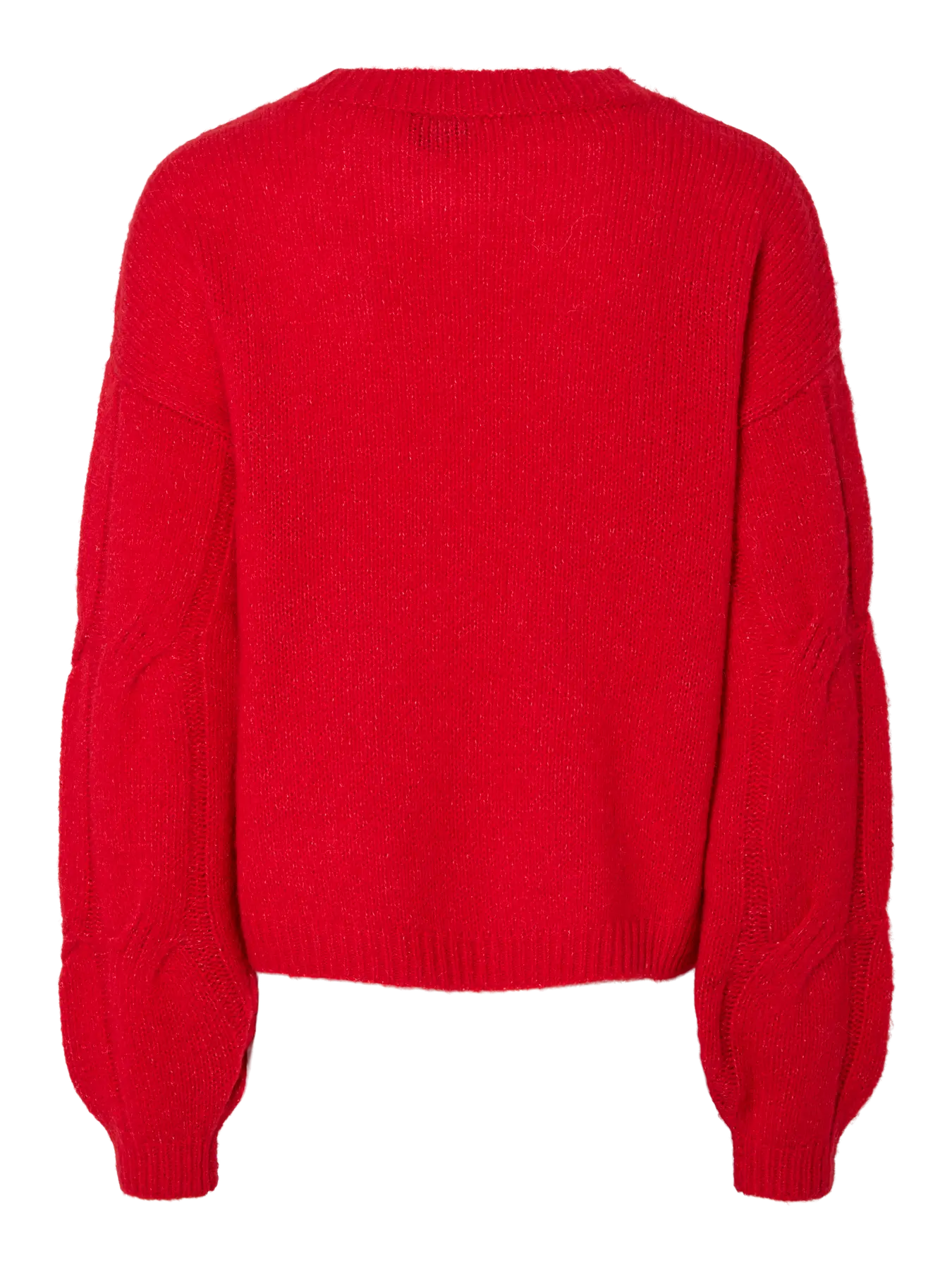 PcJenna O-Neck Knit Goji Berry
