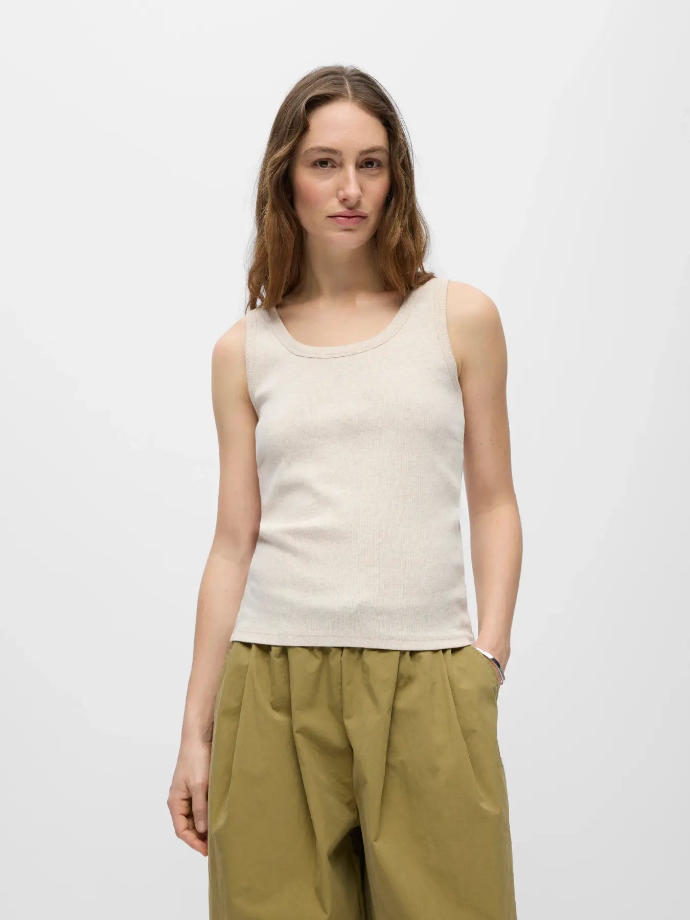 ObjMoli Tank Top Humus – Iris & Violet