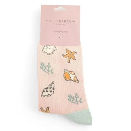 Seashell Socks Light Pink