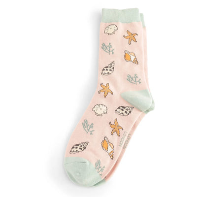 Seashell Socks Light Pink