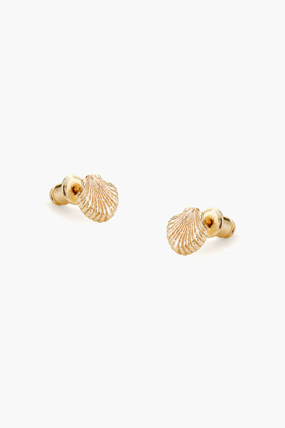 Tutti Shell Earrings Gold